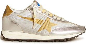Golden Goose Sneakers, female, Multicolor, Size: 10 US Glitter Printed Baskets
