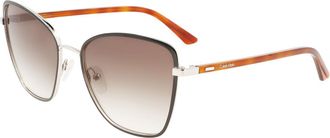 Calvin Klein CK21130S 002 Mens Sunglasses Gold Size 56