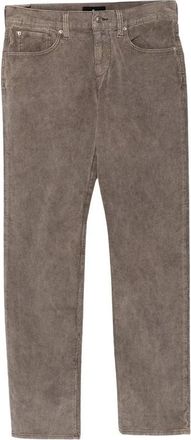 7 For All Mankind De Rechte Corduroy Broek - Heren - Straight fit broeken - Grijs - W30 - Broeken