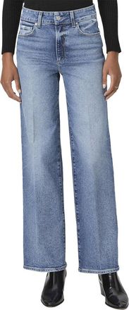 Paige Sasha Ottilia Distressed High Rise Column Straight Leg Jean