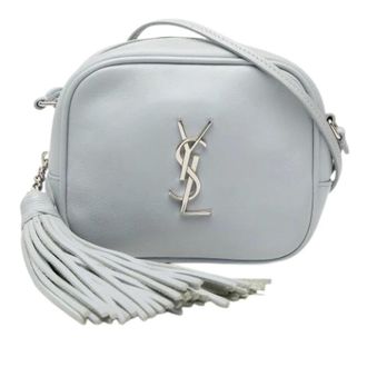 Saint Laurent Pre-owned Blogger Crossbody Bag - Dames - Pre-owned - Blauw - Maat: ONE Size Leer