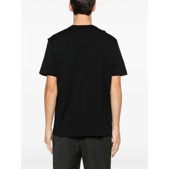 Emporio Armani Crew Neck Cotton T-Shirt - Black