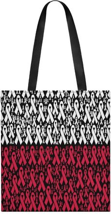 Generic Ribbon Poland Flag Womens Tote Casual Shopping Bag Lightweight Shoulder Bags Hobos Handbag for Work Travel Daily 35x40cm