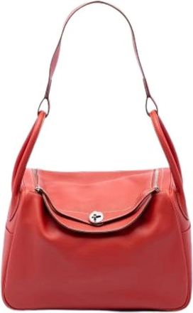 Herm&egrave;s Pre-owned Lindy 34 Schoudertas - Dames - Vintage Schoudertas - Rood - ONE Size - Leer - Vintage