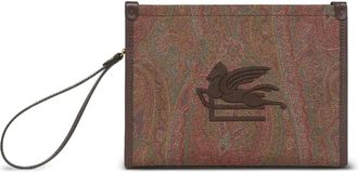 Etro Etro, Clutches, female, Brown, Size: ONE SIZE Pouch with wristlet