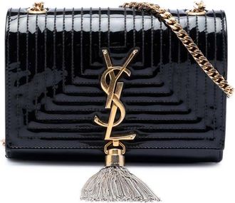 Saint Laurent Pre-owned Saint Laurent Small Quilted Patent Monogram Kate Tassel Crossbody Ladies DEKDBF9CXXDZ8ZUK
