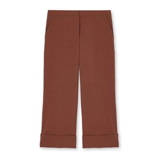Motivi Dames, Broeken, Bruin, Maat: 2XL Poliester
