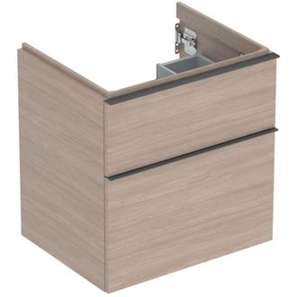 Keramag Keramag - Geberit Icon Mueble Bajo Lavabo, 2 Cajones, 59,2x61,5x47,6 Cm