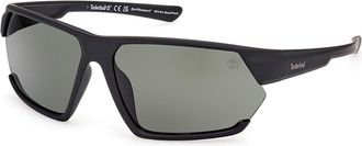 Timberland TB9309 Polarized 02R Mens Sunglasses Black Size 69