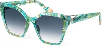 Furla SFU686V 0VBB Womens Sunglasses Green Size 54