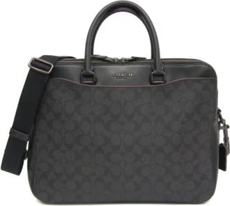 Coach Tweedehands leren schoudertassen - Dames - Vintage Handtas - Zwart - ONE Size - Leer - Vintage