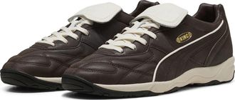 Puma King Indoor Premium Soccer Sneaker in Dark Chocolate/Warm White at Nordstrom, Size 11.5