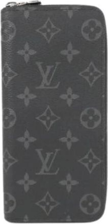 Louis Vuitton Pre-owned Canvas Portemonnee - unisex - Vintage Accessoires - Zwart - ONE Size - Vintage