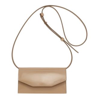 Ferragamo Geometric Leather Mini Clutch