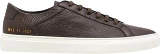 Common Projects Achilles Lage Sneakers - Heren - Sneakers - Bruin - 46 EU - Leer - Schoenen