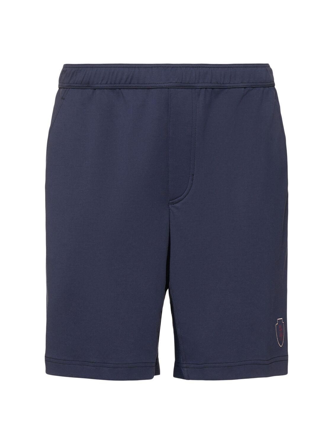 ショートパンツ BRUNELLO CUCINELLI Denim shorts Blue MB125P5761 Denim Bermuda shorts in blue - Brunello Cucinelli | Mytheresa