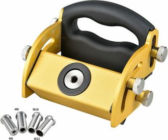 OEM Schr&auml;glochsucher - 0&deg; A 90&deg; Ajustable - Para Conexiones En Madera - Plantilla De Taladro Para Escuadras De Bolsillo - 1 Unidad