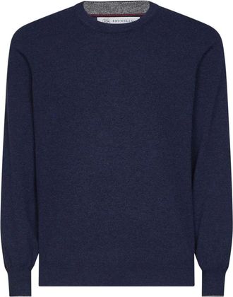 Brunello Cucinelli Hombre, Jerseys, Azul, Talla: L