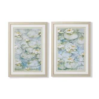 Frontgate Waterlily Giclee Prints - Set of 2 - Frontgate