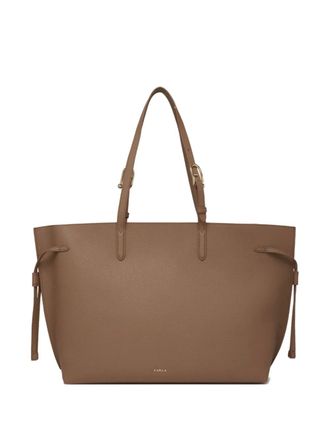 Furla Giove leather tote bag - Brown