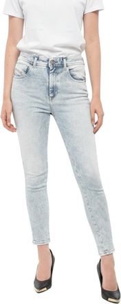 Diesel Sky Blue Skinny High Rise Jeans