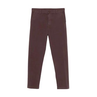 Canali Broeken, Heren, Rood, XL, Katoen, Chino broeken