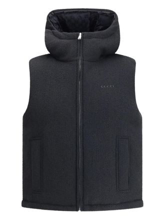 Gucci reversible hooded jacket - Grey