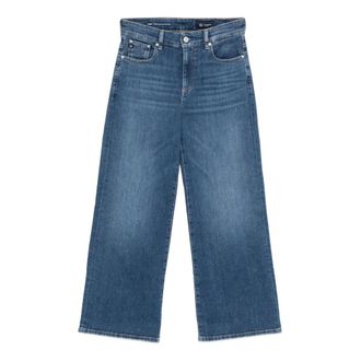 AG - Adriano Goldschmied AG Jeans, Wide Jeans, female, Blue, Size: W30 Saige Wide Leg Jeans
