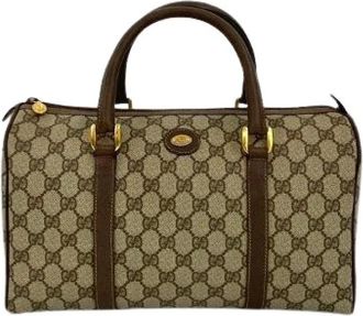 Gucci Pre-owned Handbags, female, Brown, Size: ONE SIZE Pre-owned Vintage Handbag