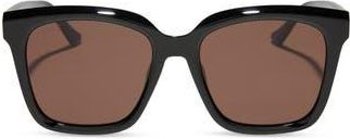 DIFF Eyewear 54mm Blythe Cat Eye Sunglasses in Black Brown at Nordstrom Rack