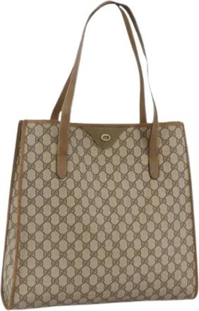 Gucci Pre-owned Tote Bags, female, Beige, Size: ONE SIZE Pre-owned Tote Bag