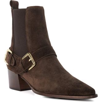Dune London Panino Pointed Toe Chelsea Boot in Brown at Nordstrom Rack, Size 8Us / 38Eu