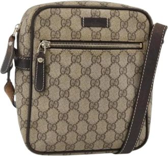 Gucci Pre-owned Cross Body Bags, female, Beige, Size: ONE SIZE Pre-owned Vintage Shoulder Bag