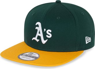New Era Oakland Athletics MLB Essentials Green Yellow 9Fifty Snapback Cap - S-M (6 3/8-7 1/4)