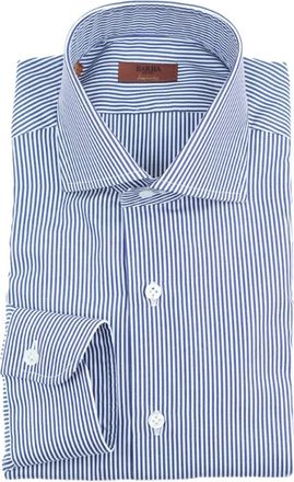 Barba Classic Katoenen Overhemd - Heren - Casual Overhemden - Blauw - XL - Katoen - Overhemden