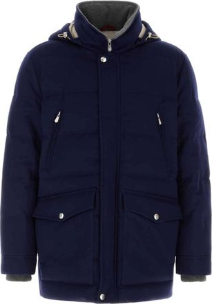 Brunello Cucinelli Hombre, Chaquetas, Azul, Talla: L