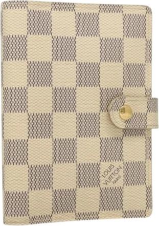 Louis Vuitton Pre-owned Accessories, female, White, Size: ONE SIZE Pre-owned Canvas home-office