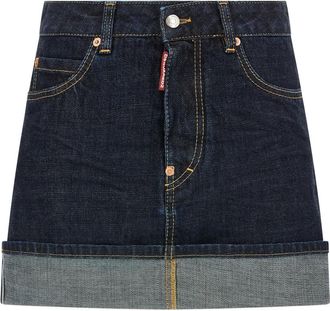Dsquared2 Blue Cimosa Authentic Japanese Denim skirt