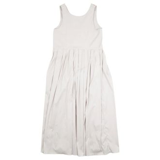 Max Mara Midi Dresses, female, Beige, Size: 2XS Moira Poplin Midi Dress