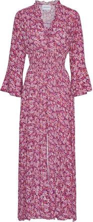 Americandreams Sally Long Dress - Dames - Casual kleedjes - Roze - S - Kleedjes