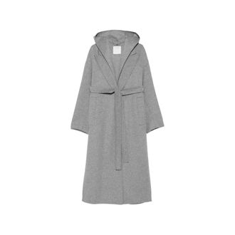 Sportmax Hooded Belted Coat