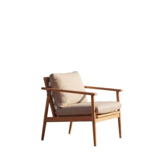 Tikamoon Sill&oacute;n de jard&iacute;n de acacia maciza