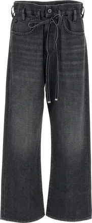 AG - Adriano Goldschmied Dames, Jeans, Grijs, Maat: W24 Katoen