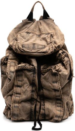 Julius Hellion backpack - men - Cotton/Polyester - One Size - Brown