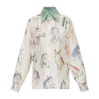 Moschino Donna, Camicette, Multicolore, M, new
