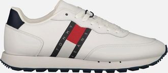 Tommy Hilfiger Mens Essential Leather Cleat Running Trainers - Blue/Multi - Size: 10