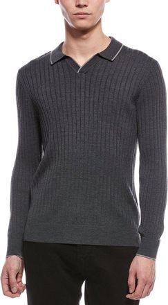 Raffi Wool-Blend Drop Needle Shirt