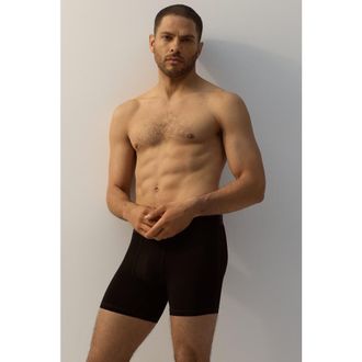 H&M 2-pack mid-length boxer briefs with lycra in Black at Nordstrom, Size Xxx-Large