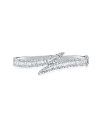 Sabrina Designs 14K 3.69 Ct. Tw. Diamond Bypass Bangle Bracelet