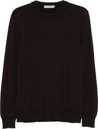 La Fileria Ribbed-trim Sweater
